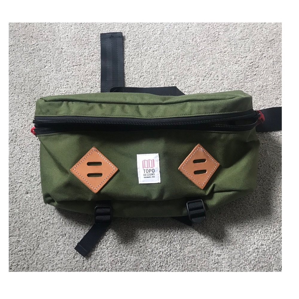 Topo Designs Light Hip Pack Olive Green